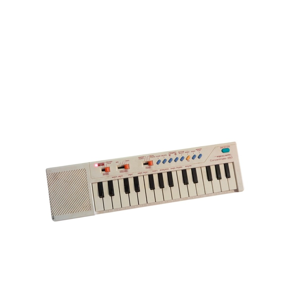 Realistic Concertmate-350 Vintage 29-Key Portable Electronic Keyboard 42-4008